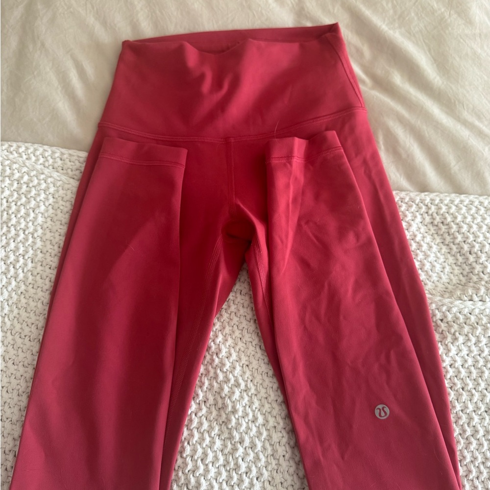 NWOT pink lulu leggings